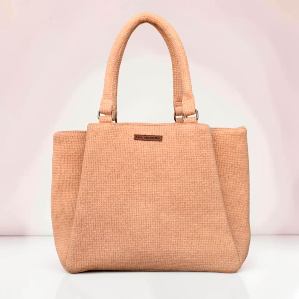 AV Minimalist Tote — Soft Peach
