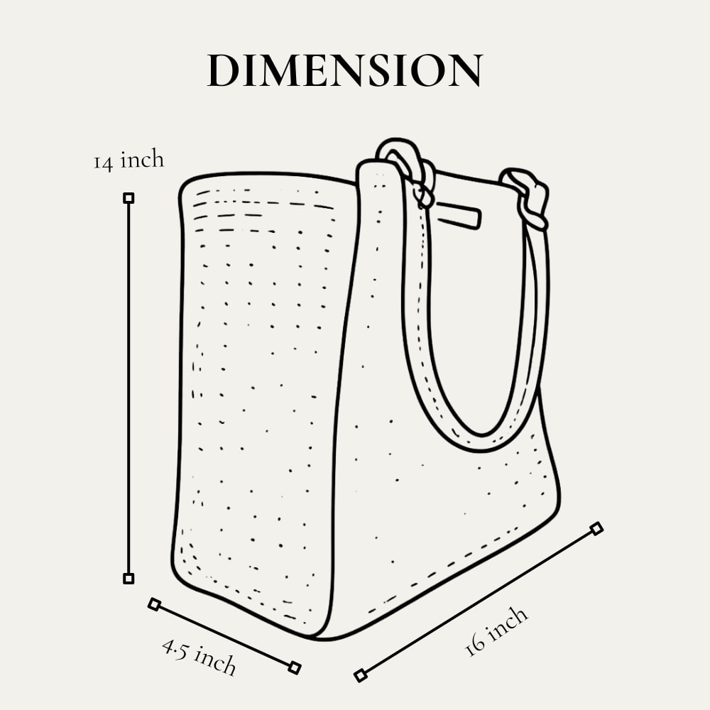 AV Minimalist Tote — Soft Peach