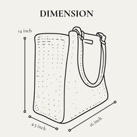 AV Minimalist Tote — Soft Peach