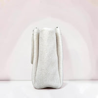 AV Minimalist Tote — Pearl White