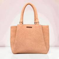 AV Minimalist Tote — Soft Peach