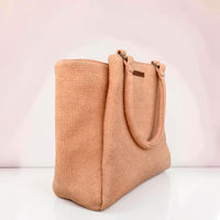 AV Minimalist Tote — Soft Peach