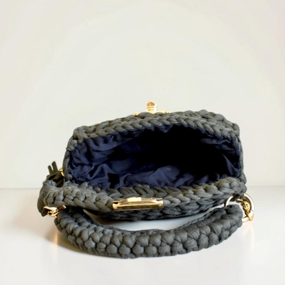 AV City Weave - Charcoal Green