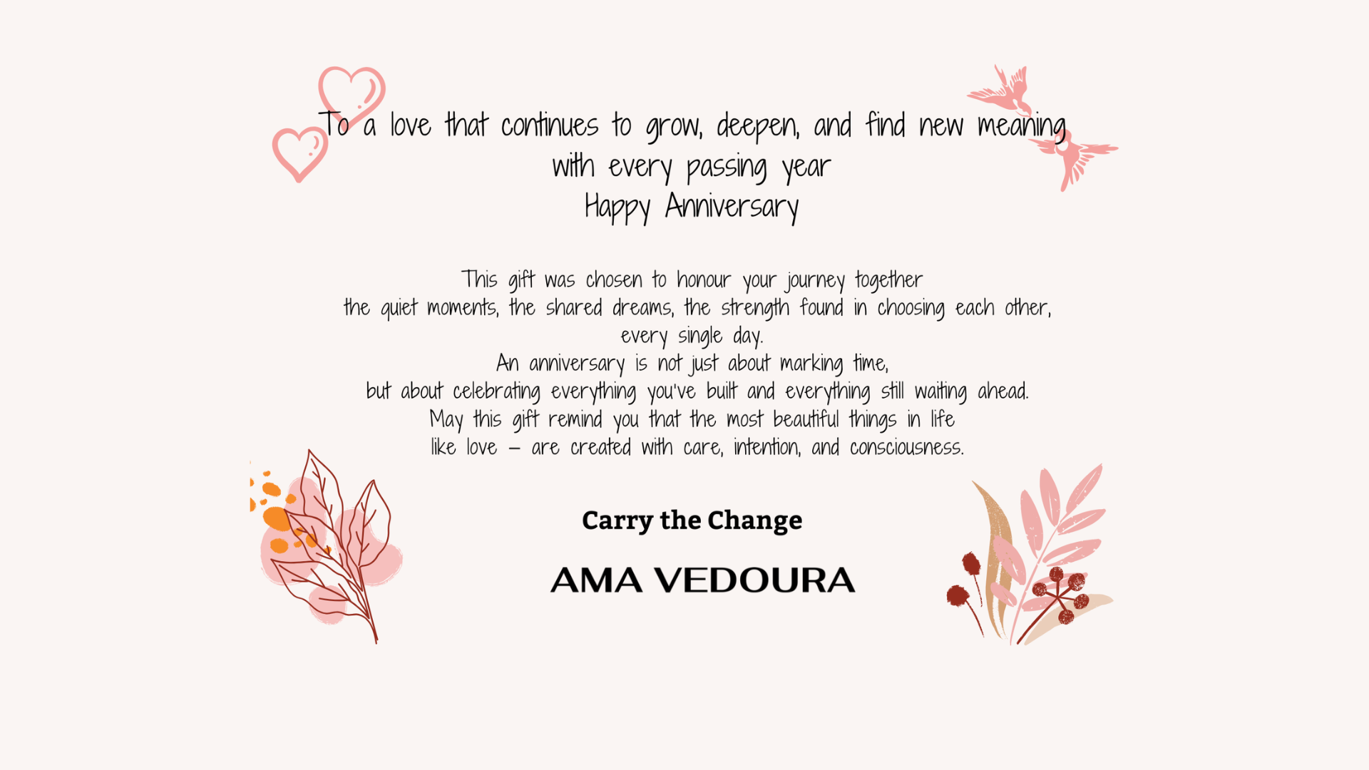Basic Annivarsary card