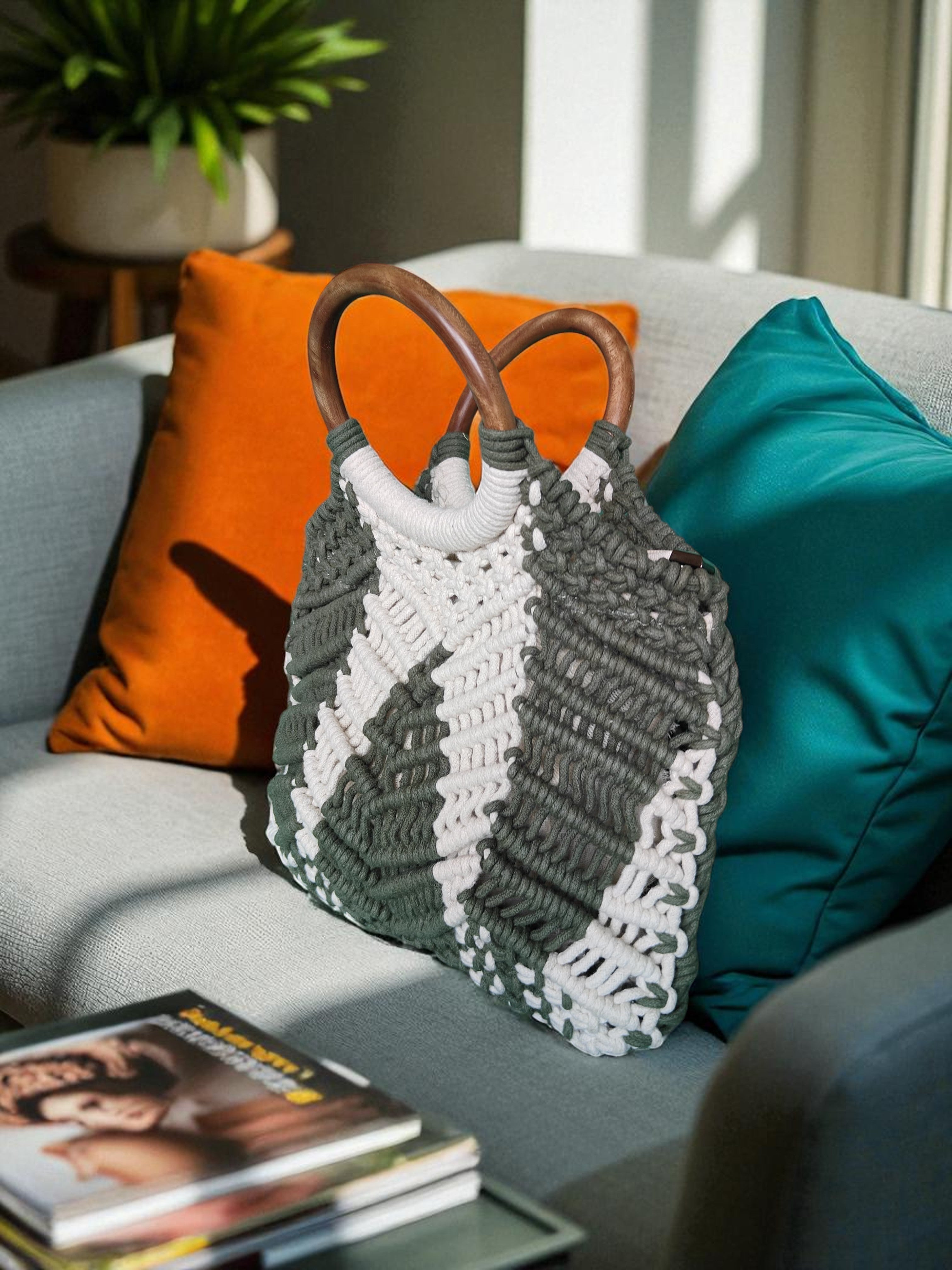 Forest Echo Crochet Handbags
