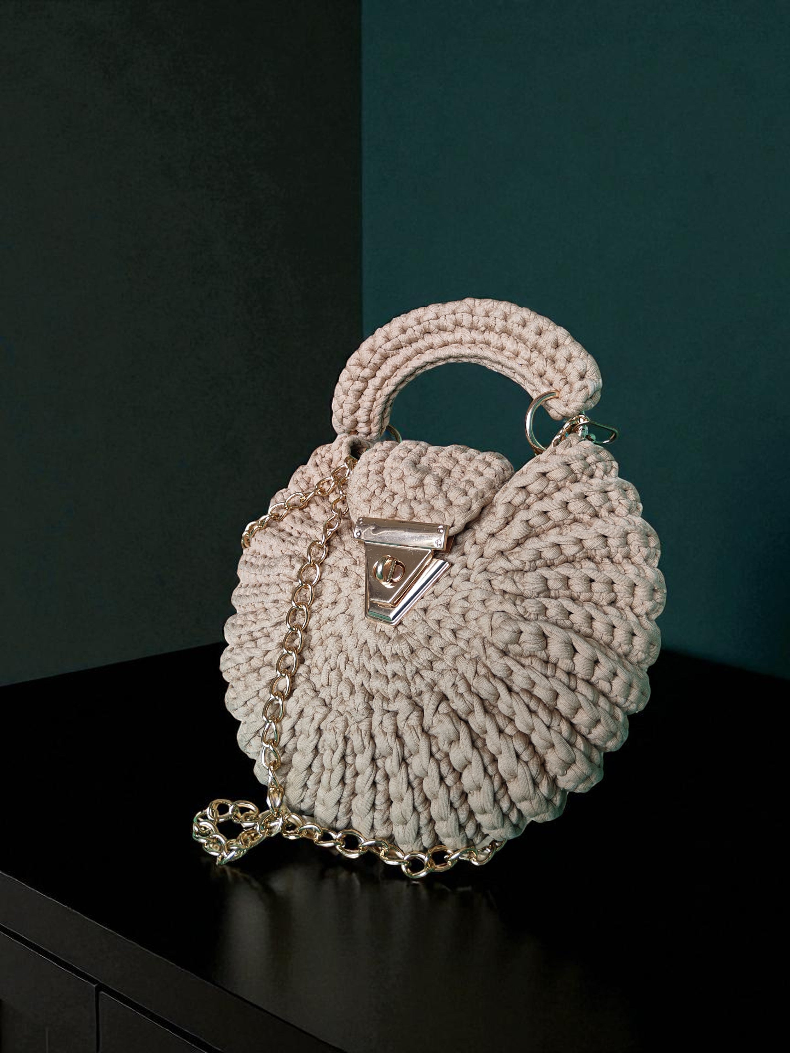 Single Handle Crochet Handbag